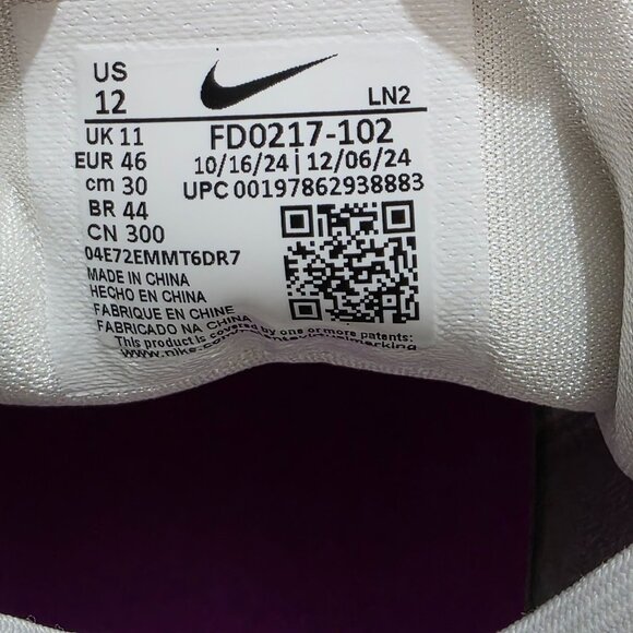 Authentic Nike Infinity Tour NEXT% Golf Shoes men’s size US 12 Style FD0217-102 - Picture 2 of 8